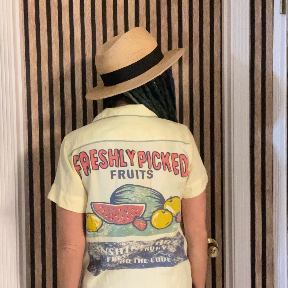 Urban Outfitters Camp Shirt Farmer’s Market button up